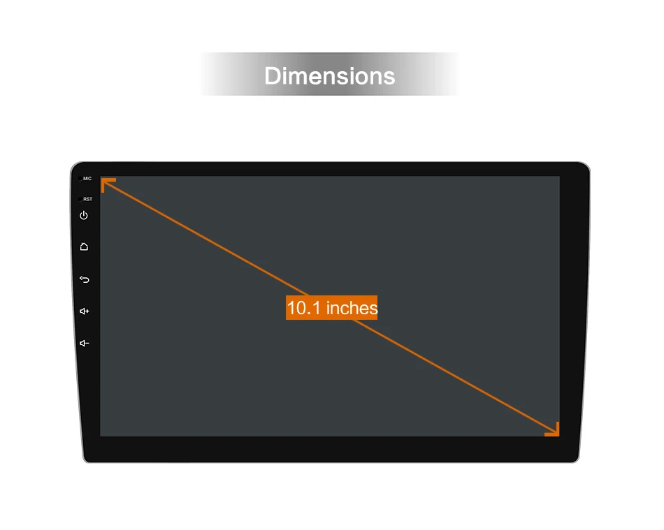 Автомагнитола 1din на android 10 0 с bluetooth мультимедийный плеер одним din универсальный GPS