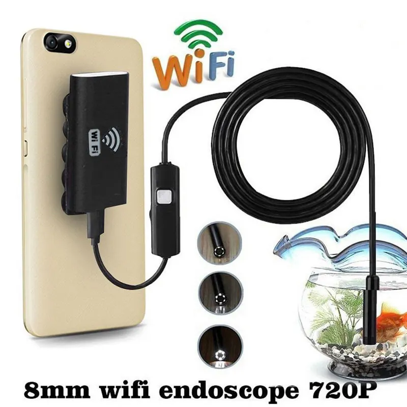 

HD720P 8mm Android USB Endoscope 2.0MP Camera 2M IP67 Waterproof Snake Inspection Android OTG USB Borescope Camera