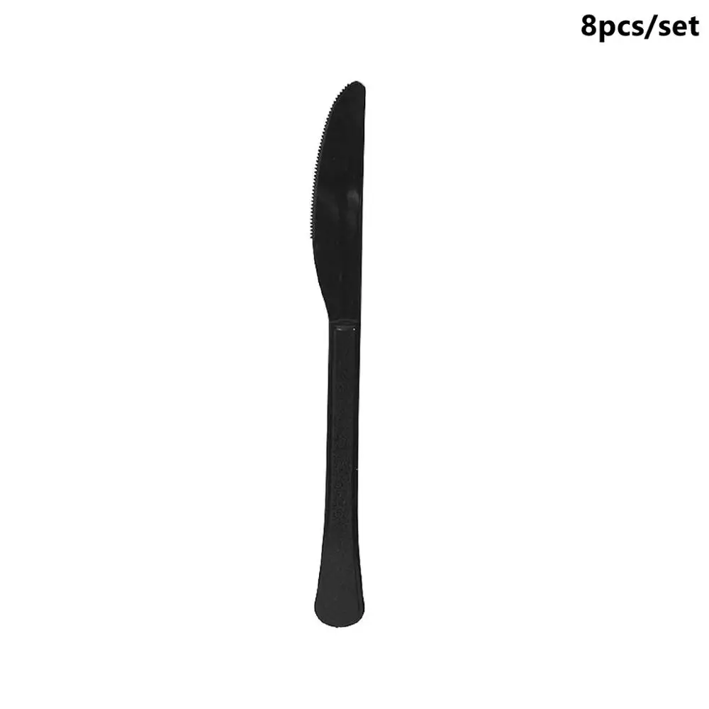 Knife Taoup 30 40 50 60 посуда для вечеринки в честь Дня Рождения одноразовая посуда на день рождения украшения для взрослых тарелка скатерть DIY набор посуды - Цвет: Knife