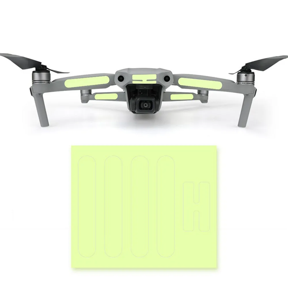 2PCS Drone Accessories Camera Sticker Luminous Stickers for Mavic Pro/Air/Autel EVO 2 DJI Mavic Air 2 RC Drone Arm