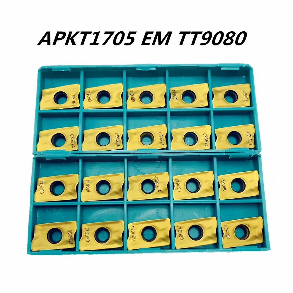Wire Thread Insert Cutting Tool APMT1135 APMT1604 PDER TT9080 Carbide Insert APMT CNC Lathe Parts Tool APKT1705 PER TT9080 For Indexable Milling Cutter APKT
