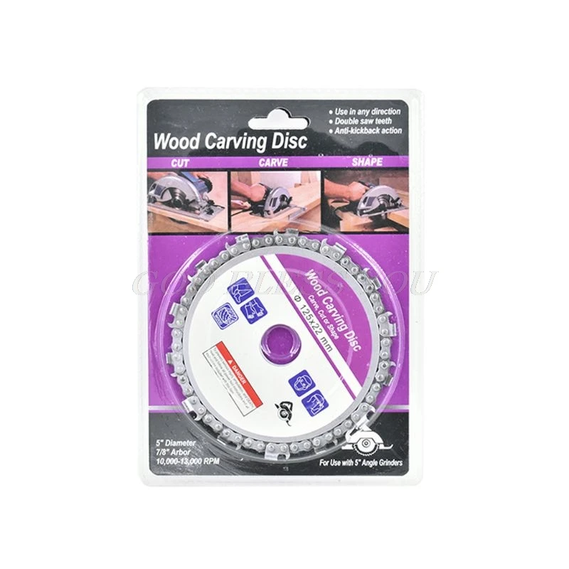 5 ''резьба по дереву дисковая цепная пила резной инструмент для резьбы по дереву угловая шлифовальная машина
