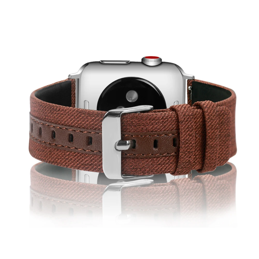 Нейлоновый ремешок для часов Apple Watch Series 5 4 3 21 спортивный браслет Аксессуары 42 мм 38 мм ремешок для iwatch