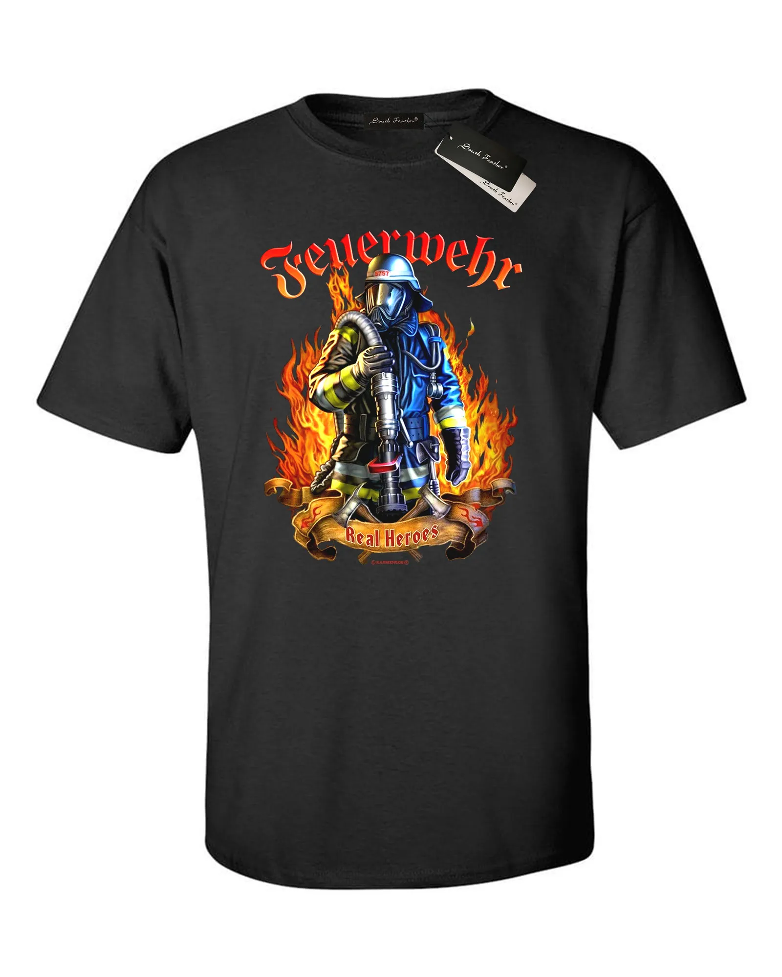 Новинка, мужская летняя Классическая футболка, Культовая рубашка пожарного, пожарный, спасательный, я пожарный, футболка, крутые пожарные футболки - Цвет: Black 001