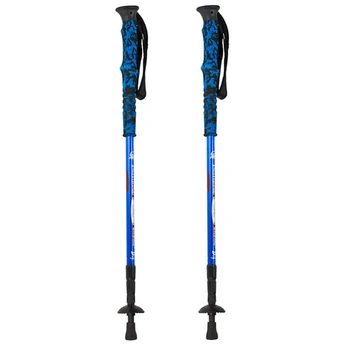 

2Pcs/pack Ultra-light Nordic Walking Sticks Anti Shock Trekking Poles Telescopic Hiking Walking Canes Carbon Tungsten Steel Tips
