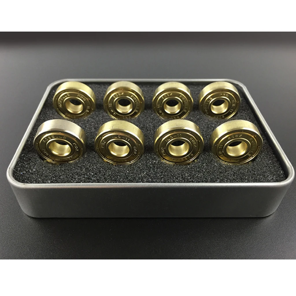 16Pcs 608 ZZ Skateboard / Inline Skate / Roller Bearing, Double