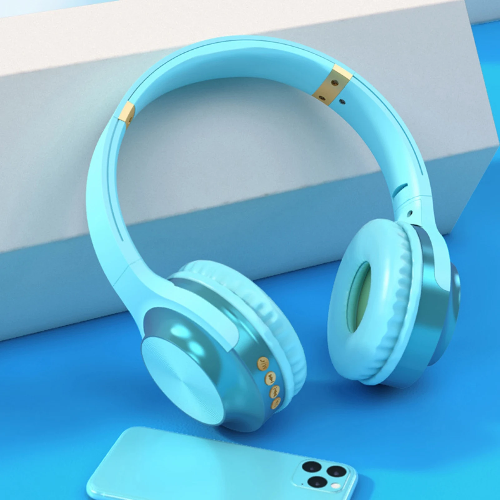 A10 Head mounted Bluetooth Headset Stereo Wireless Card Radio Universal Earphone Headphones With Microphone Fast Charge