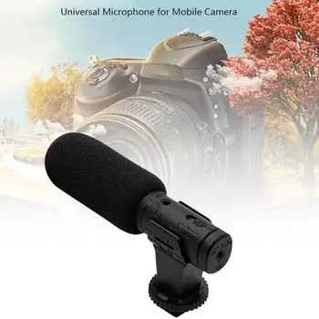 

Practical MIC-07 Camera Phone Universal Mini Portable Video Microphone for SLR Cameras Universal Microphone for Mobile Camera