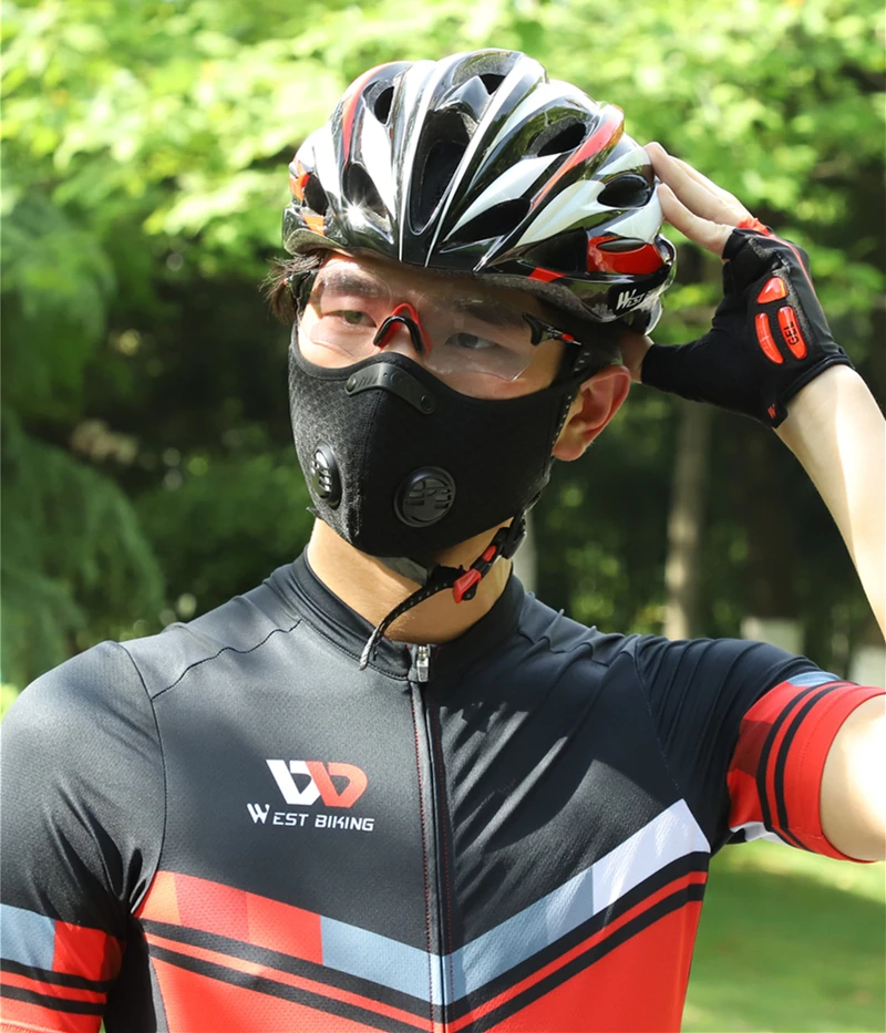 Мужская и женская велосипедная Пылезащитная маска для лица, для спорта на открытом воздухе, дышащая, MTB, для шоссейного велосипеда, маски против загрязнения, дышащая, велосипедная, походная маска