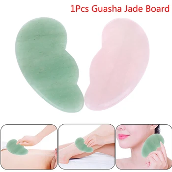 

Chinese Gua Sha Tools Natural Jade Guasha Board Natural Stone Scraper For Face Neck Back Body Acupuncture Pressure Therapy