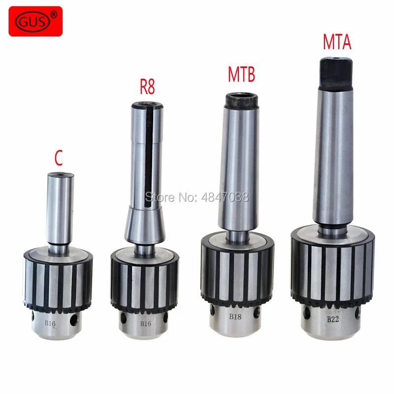 

Heavy-duty wrench drill chuck B16 B18 B22+R8 MT1 MT2 MT3 MT4 C12 C16 C20 connecting rod MTA flat tail MTB rear thread