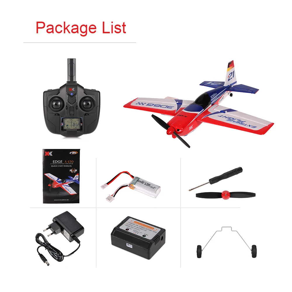 Wltoys XK A430 2 4G 5CH RC самолет бесщеточный мотор 3D6G Системы Glide 430mm размах крыльев EPS для