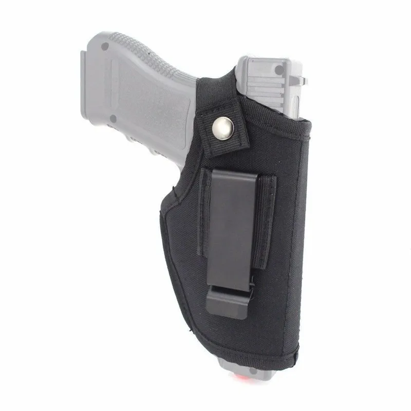 Black Glock Gun Holster Holsters Belt Metal Clip IWB OWB glock accessories Airsoft Hunting Articles For All Sizes Handguns