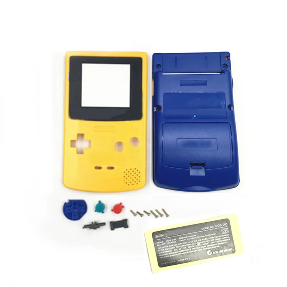 Защитный полный корпус чехол для nintendo Game Boy цвет GBC Пикачу Покемон консоль Запчасти Аксессуары