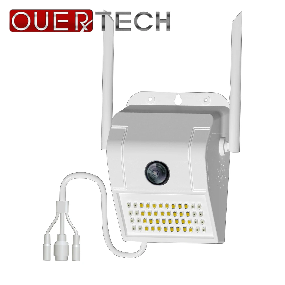 OUERTECH 1080P HD стены ip-камера в форме лампы Обнаружение движения WI-FI камера