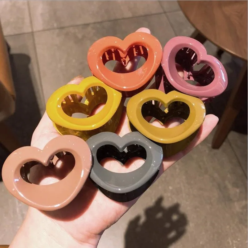 

1 PC Women Hair Claw Clamp Girls Plastic Large Ponytail Clip Pure Color Hairpin Claws Clamp Headwear Hair Accessories New