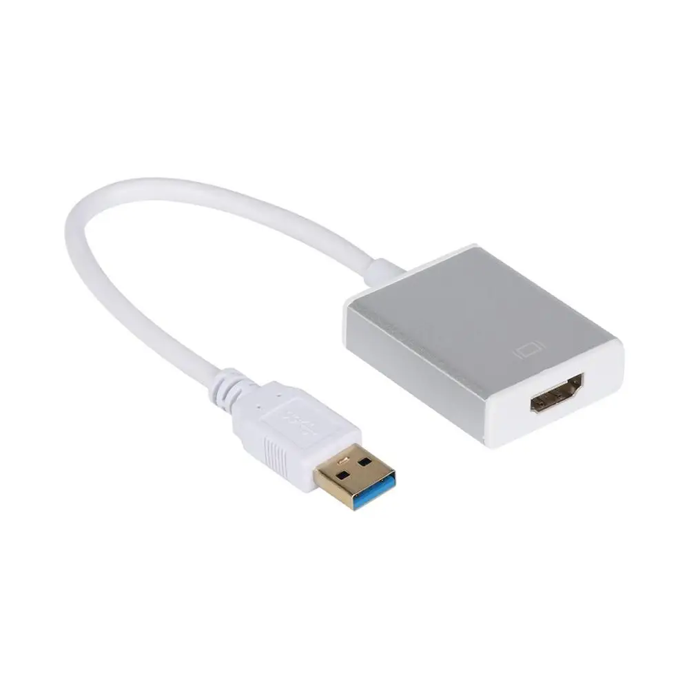USB 3,0 к HDMI конвертер кабель для монитора графический адаптер HD 1080P для ПК ноутбук проектор HDTV lcd 1080P