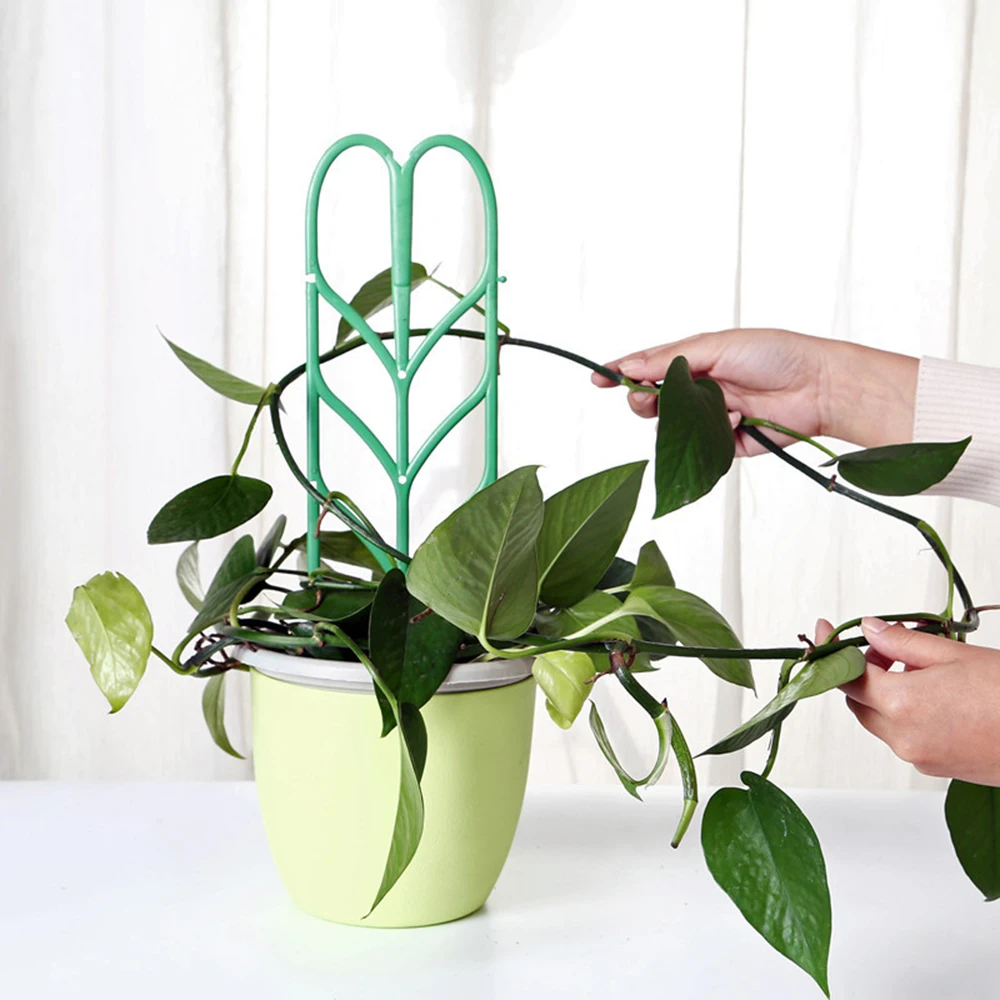 DIY пластиковая рамка для поддержки растений кронштейн для горшка полка для восхождения цветок фиксированное направление роста растений для сада крепление для виноградной лозы