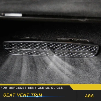 

For Mercedes Benz GLE W166 Coupe C292 2016-2018 Car Rear Vent Air Outlet Interior Frame Trim Covers Sticker Accessories