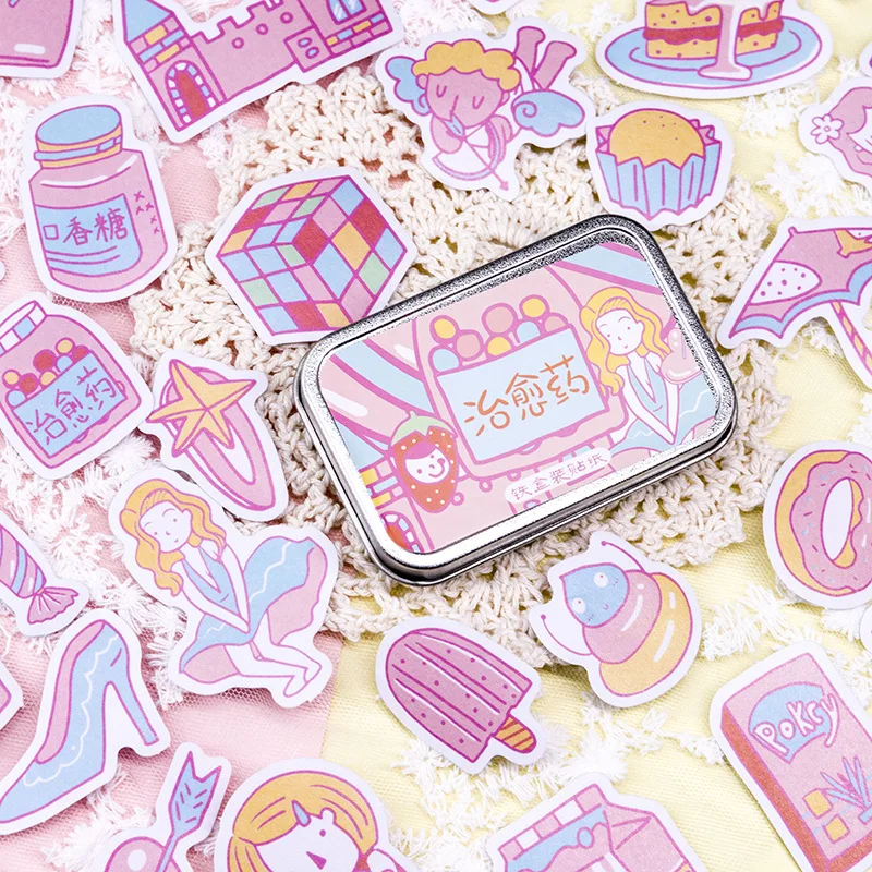 20 компл./лот Kawaii канцелярские наклейки коды серии декоративные Мобильный для