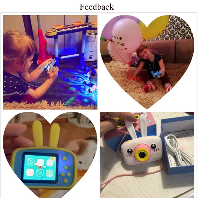 Cartoon Digital Camera Kids Toys Children Creative Educational Toy Photography Training Accessories Girl Boy Baby Birthday Gift 6
