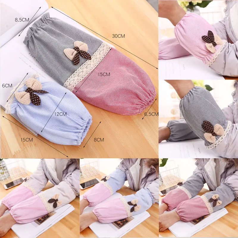 

Cuff Long Cotton Cloth Cuff Bow Cotton Cloth Cuff Office Home Oversleeve Sleeves