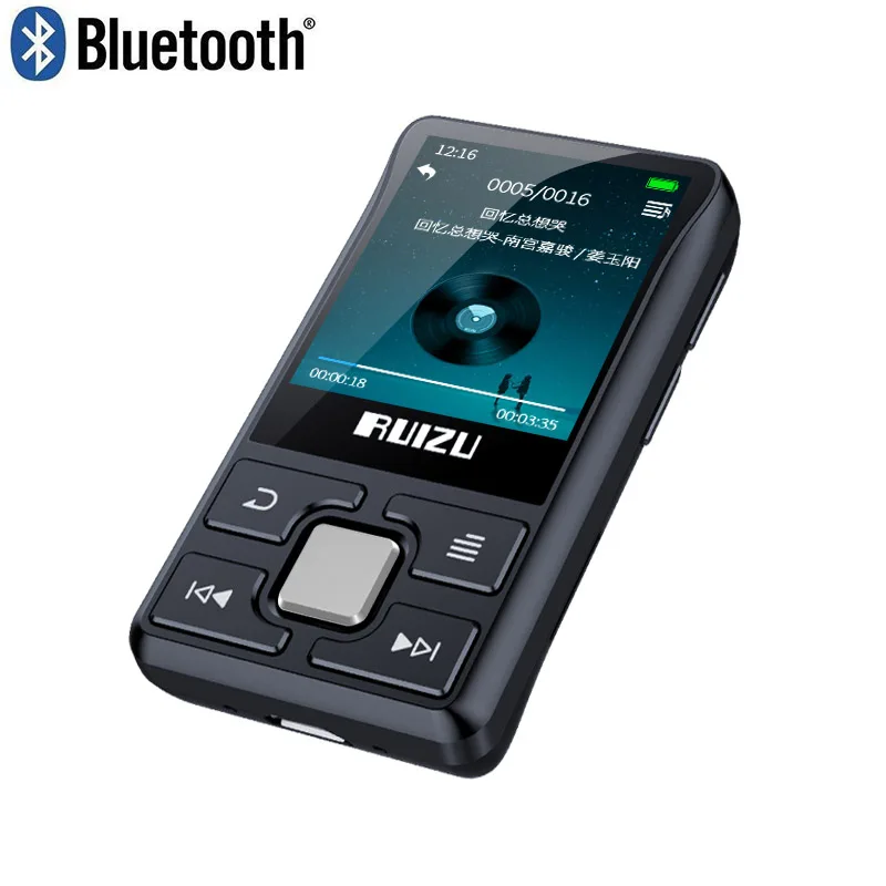 Оригинальный Bluetooth MP3 плеер ruizu x55 с зажимом портативный мини со встроенным 8G и