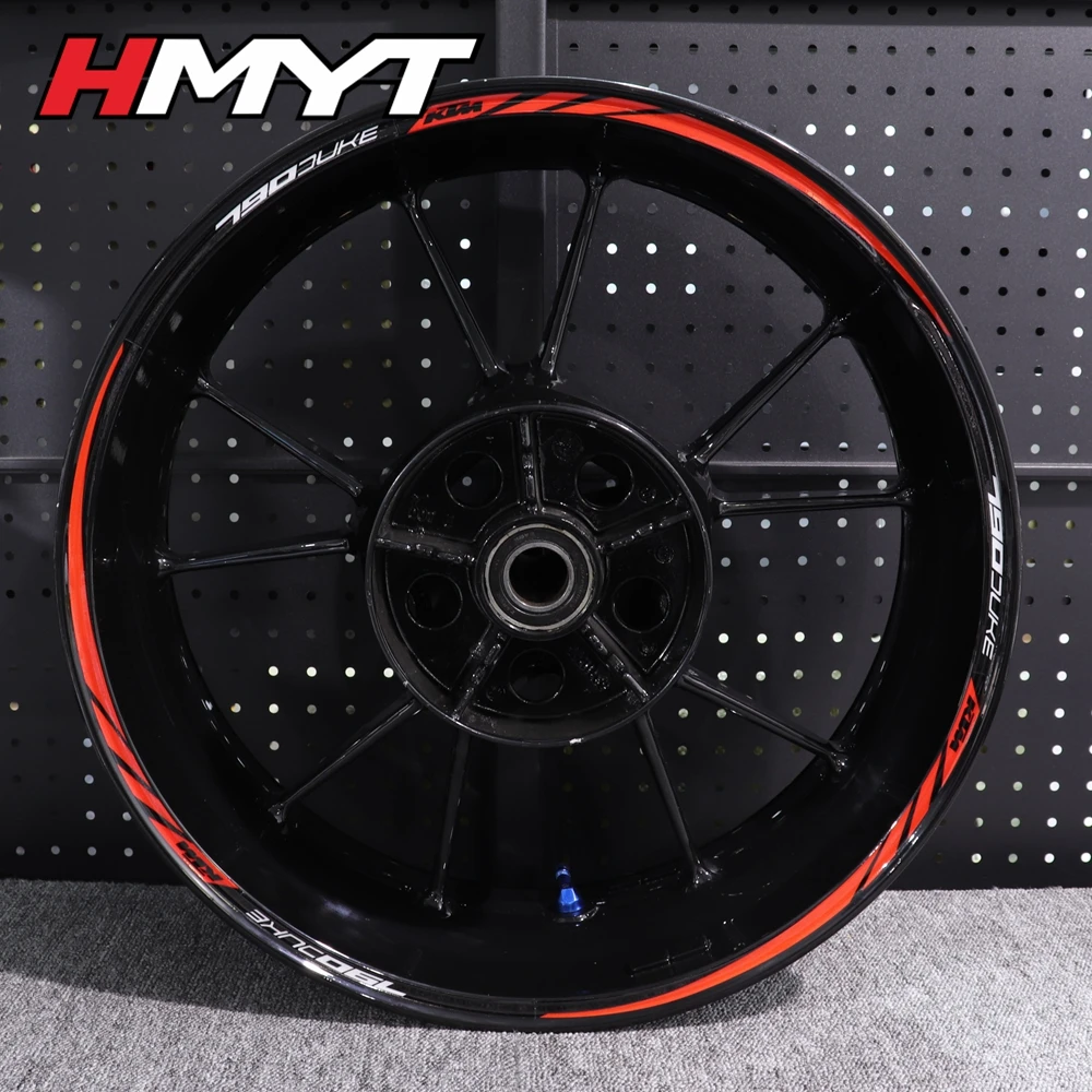 Наклейка на ступицу мотоцикла ktm790duke250 200 rc390 690 1290 super Duke gt r Модифицированная Водонепроницаемая Светоотражающая наклейка на обод - Цвет: D