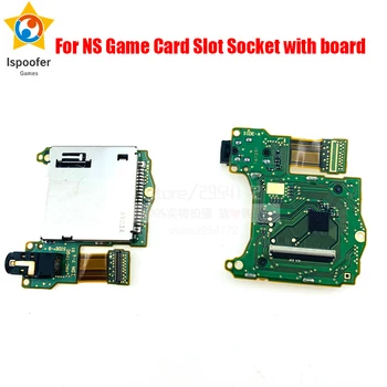 

Professional Game Cartridge Card Slot Replacement Reader Console Headphones Jack Port Socket for Nintendo Switch Repair Parts ac