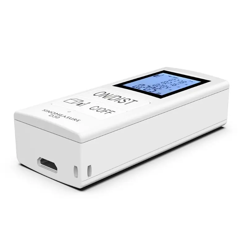Rechargeable Handheld Mini Laser Rangefinder Distance Meter 30M Laser Range Finder for Home Use High Accuracy 0.3mm