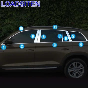 

Car Chromium Modified Window Body Rear Panels Foot Pedal Exterior Decoration Modification Accessory 18 19 FOR Skoda Kodiaq