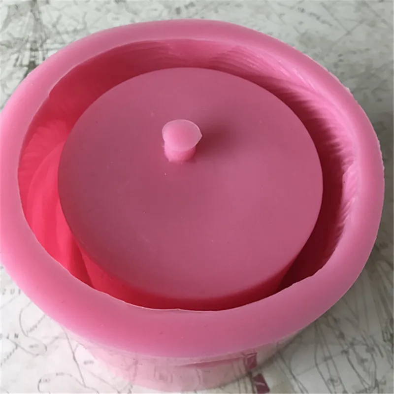 Cement Cactus Planter Mould 3d Round Leaf Flower Pot Stone Concrete Molds For Flowerpot Making Clay Molds Aliexpress