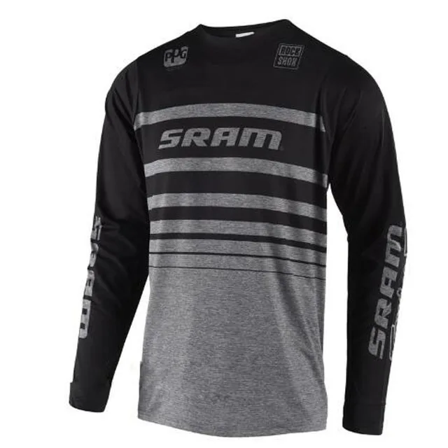 7 Новая мотоциклетная Джерси для Skyline Air MTB DH MX велосипедная одежда SRAM Джерси быстросохнущая ледяная на ощупь - Цвет: 7