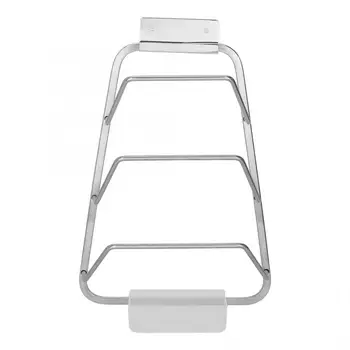 

Three Layers Stainless Steel Pot Covers Lid Storage Rack Holder Organizer Home Kitchen Accessories