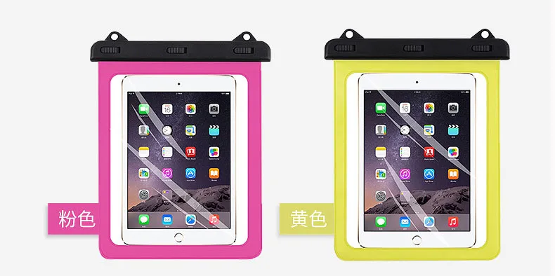 Practical Fashion Simple iPad Waterproof Protective Casing Strong Seal-Touch Screen iPad Waterproof Bag Transparent Protective S
