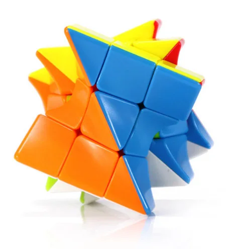 Сковорода новая скрученная трехслойная Кубик Рубика 3-Order формы сплошной цвет-бесплатно бумага Детская образовательная научная и образовательная
