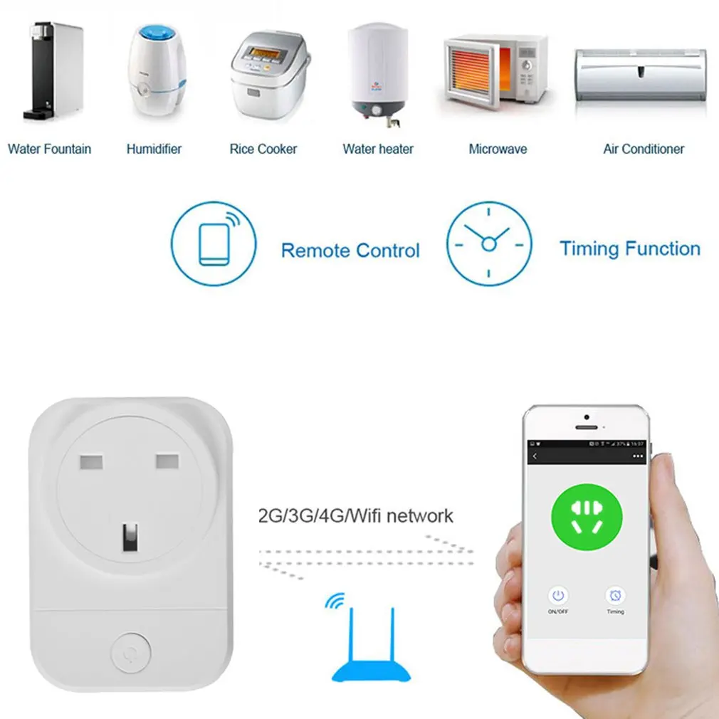 Wifi Smart Plug приложение для телефона с домашней автоматизацией переключатель синхронизации дистанционное управление телефон приложение переключатель синхронизации дистанционное управление Wi-Fi разъем