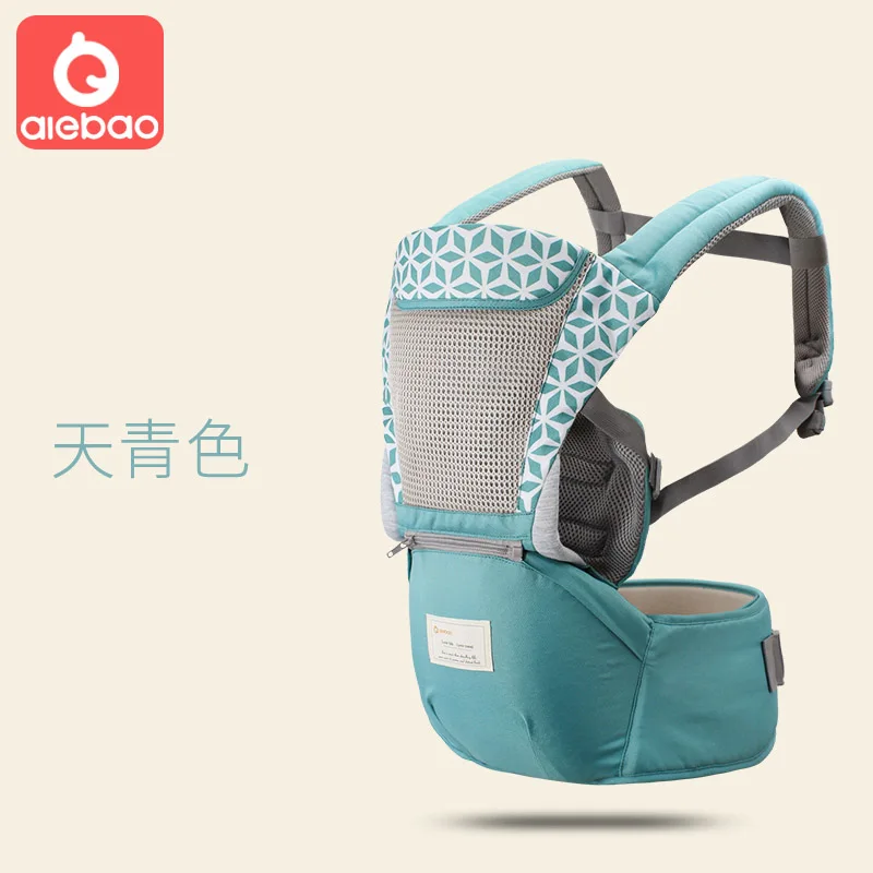 Dropship Baby Carrier Backpack Ergonomic 360 Carrier Sling Hipseat Comfortable Air Mesh Front Back Hip Seat Infant Kangaroos Bag - Цвет: 14