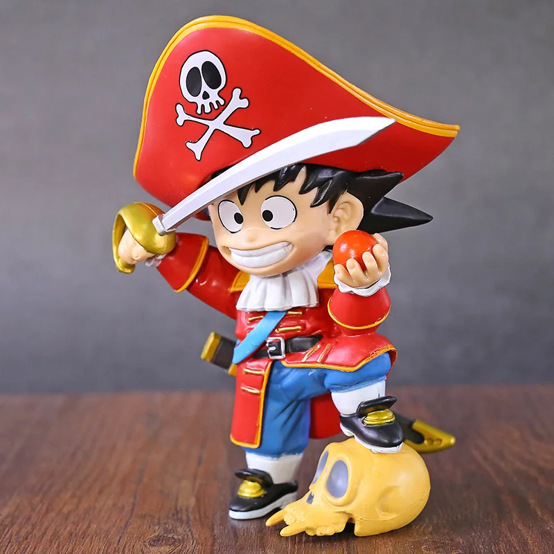 Малыш Kakarotto Cos Короля Пиратов ПВХ Рисунок Модель DBZ Brinquedo кукла|Игровые фигурки и