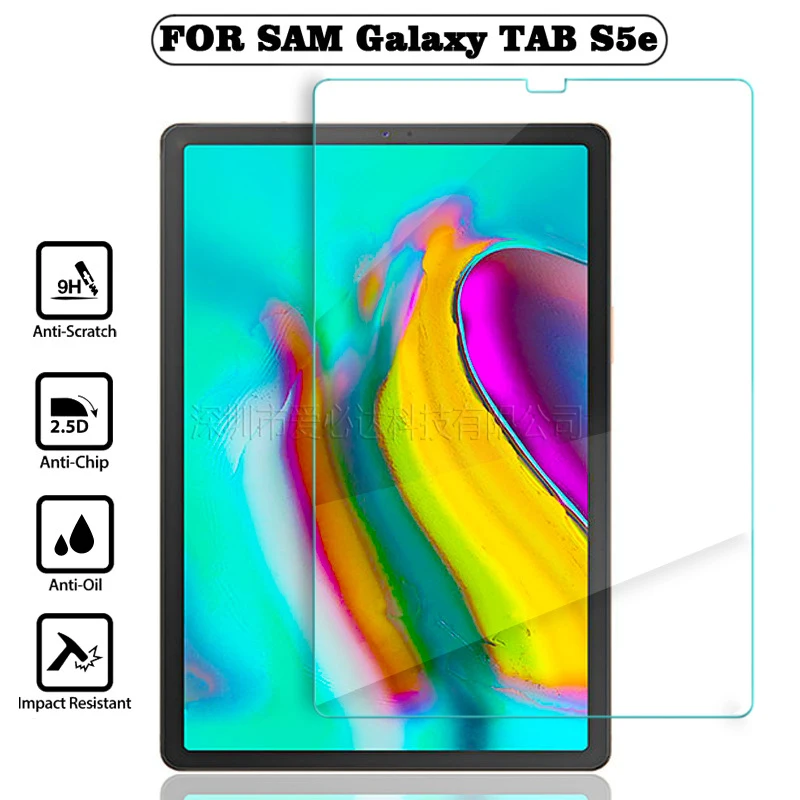 Стеклянная крышка для Samsung Galaxy Tab S5e 10,5 T720 T725 Закаленное стекло Защитная крышка для экрана
