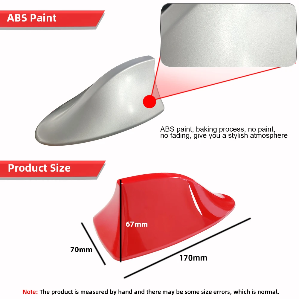 Автомобильная антенна акулы, автомобильная наружная антенна на крышу, антенна в виде плавника акулы, FM/AM, защитная антенна для автомобиля, Стайлинг для BMW, Ford, Toyota, Kia