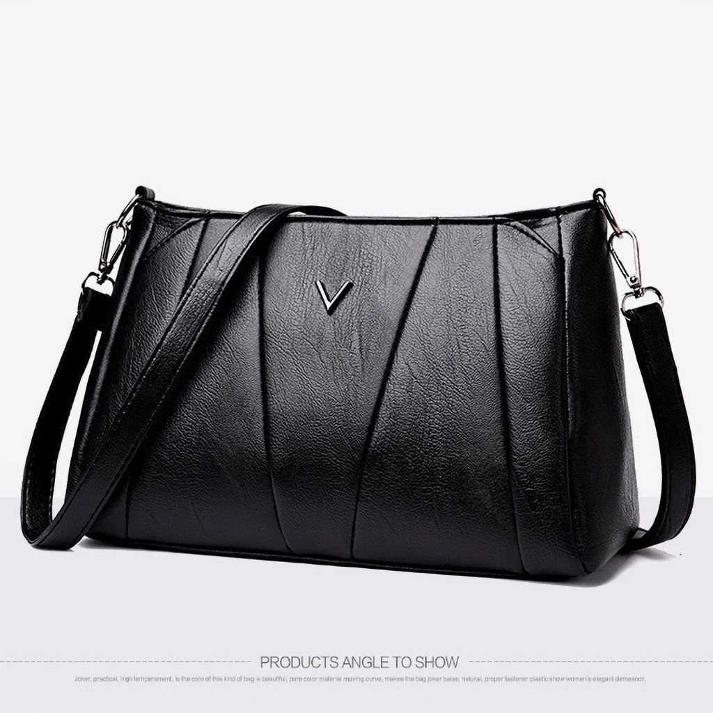 PK Сумка-тоут для женщин, модная вместительная сумка в ретро стиле, мягкая кожаная сумка 1020 - Цвет: PK