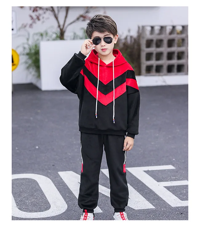 newborn baby clothes set girl 2020 Spring Autumn KR(Origin) Streetwear Boy Clothes Hooded Letter Full Polyester Pullover Kids Clothes  Boutique Kids Clothing baby Children Clothing Sets Clothing Sets