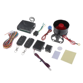 

Vehicle Car Alarm Immobiliser System With Remote Control For All 12V Car