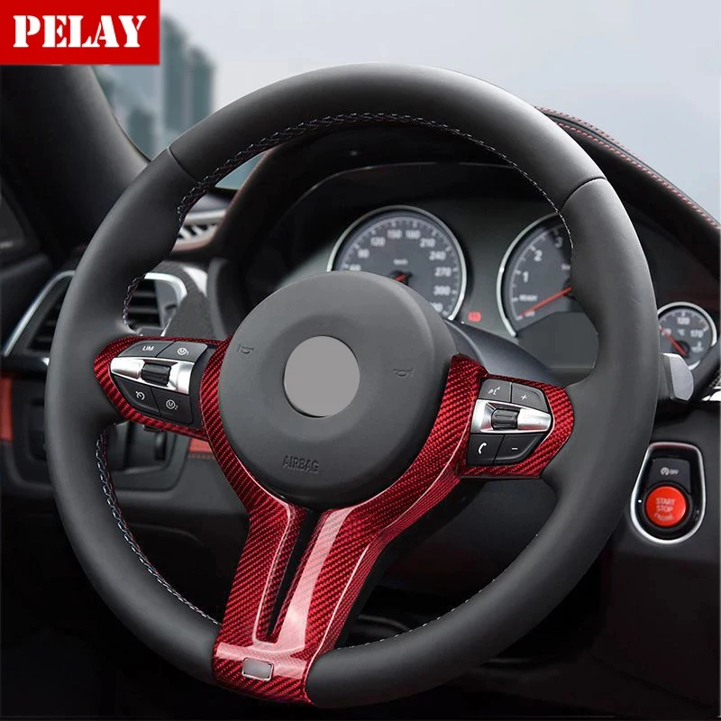

For BMW M2 M3 M4 M5 M6 Series F80 F82 F87 F10 F06 F12 F13 F15 F16 F22 F30 F32 F85 F86 F10 F06 F12 F13 F15 Steering Wheel Trim