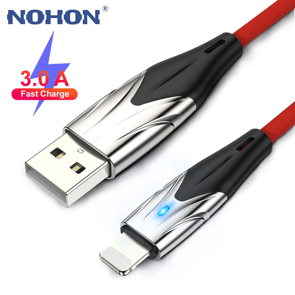 1 м 2 3 Быстрая зарядка USB кабель для iPhone X XR Xs 11 Pro Max 8 7 6 s 6s Plus 5S SE iPad зарядное