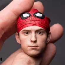 

In Stock SOOSOOTOYS 1/6 SSH-001 scale collectible Little spider Peter Head carving Sculpt Model for 12'' Body