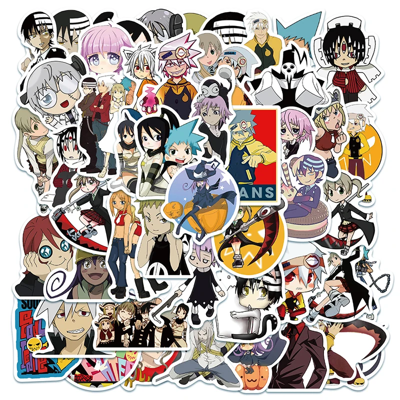 50 шт. B ботинки для Маскарадного костюма Anime Soul Eater наклейки гитары Сделай Сам