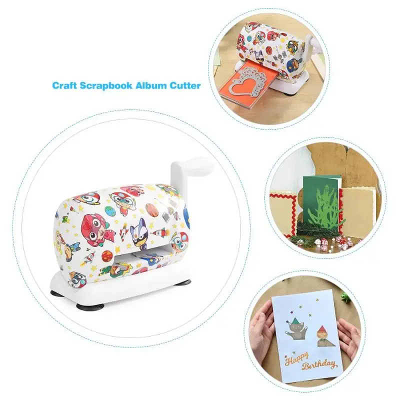 Portable DIY Dies Cutting Embossing Machine Wide Scope of Application Practical Economy Scrapbooking Cutter Embossing Tools New