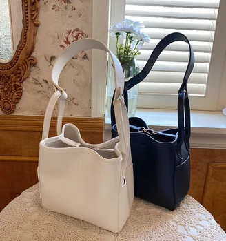 

Fashion pu leather women bucket bag composite bag hot female casual shoulder vintage messenger bag KANUUYI32